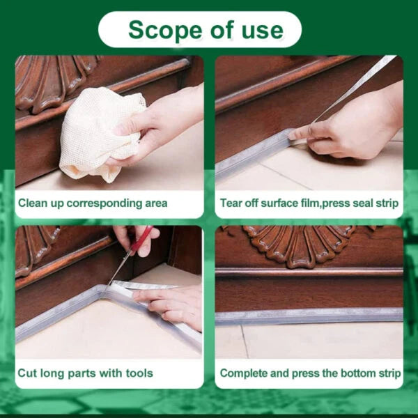 5M Door Gap Sealing Strip To Prevent Insects And Make The Room Air, Sound, Dust & Water Proof