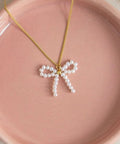 Bow Pearl Necklace – Elegant, Cute & Trendy Jewelry - Eazzy Store