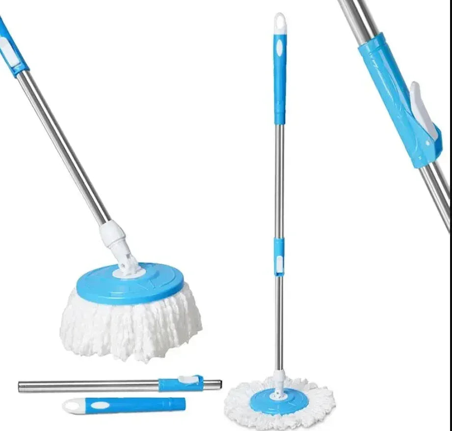 360 Cleaning Spin Mop for Steel Bucket Floor Cleaning - Eazzy Store