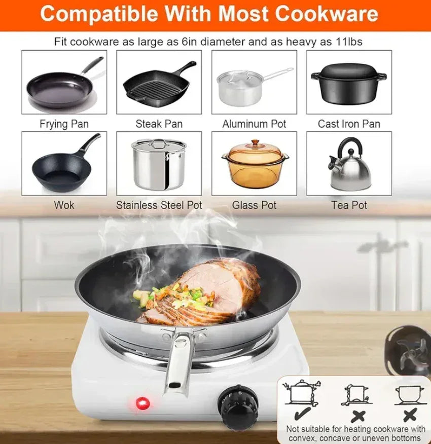Electric Single Burner 1000W - Eazzy Store