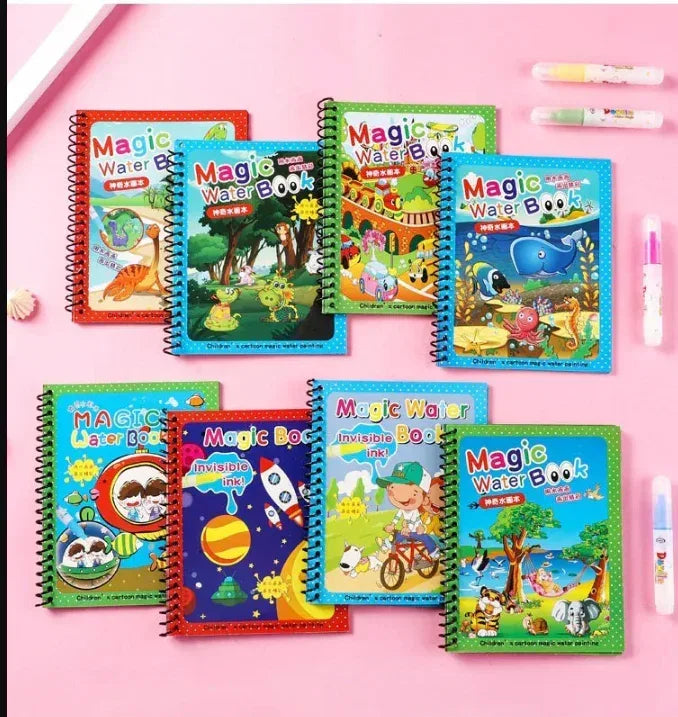 Magic Water Drawing Coloring Book - Eazzy Store