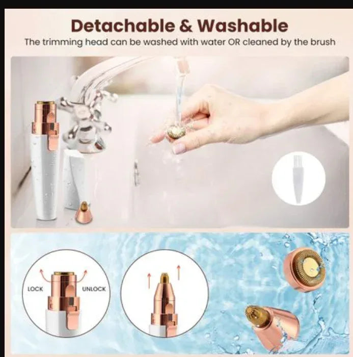 2 in 1 Eyebrow Electric Trimmer - Eazzy Store