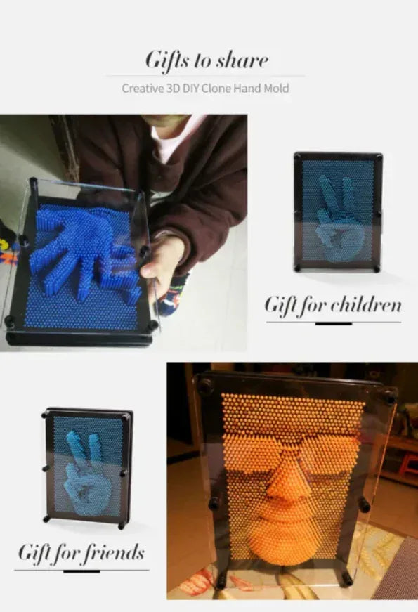 3D Clone Shape Pin Art - Eazzy Store