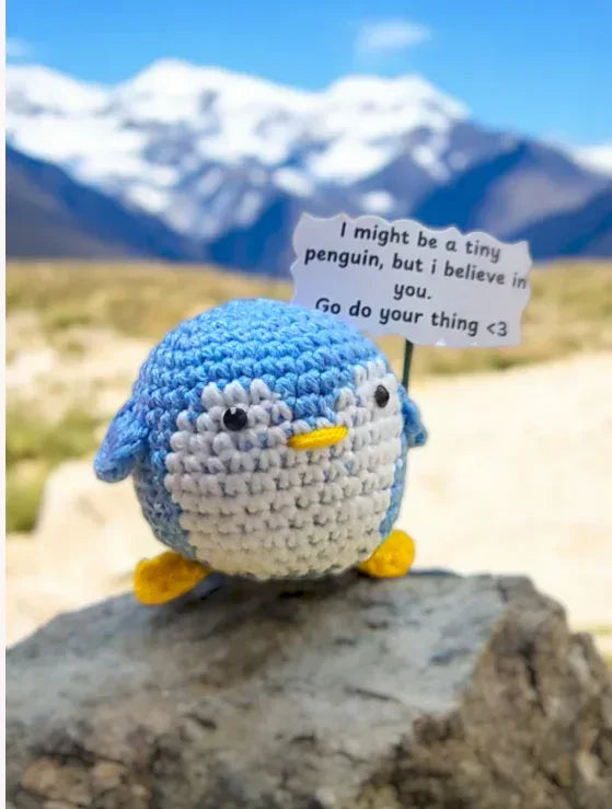 Crochet Positive Penguin - Eazzy Store