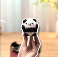 Adorable Crochet Panda Keychain - Handmade Amigurumi Bag Charm Gift - Eazzy Store