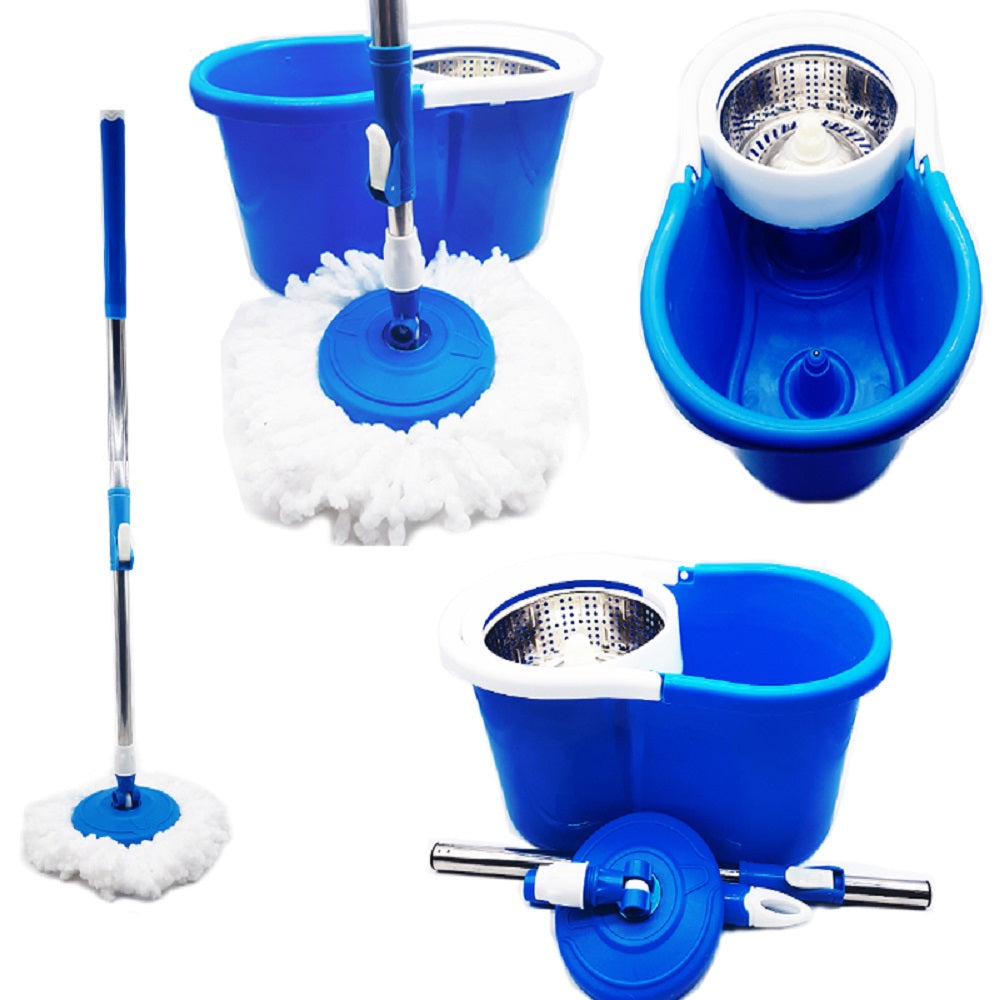 360 Cleaning Spin Mop for Steel Bucket Floor Cleaning