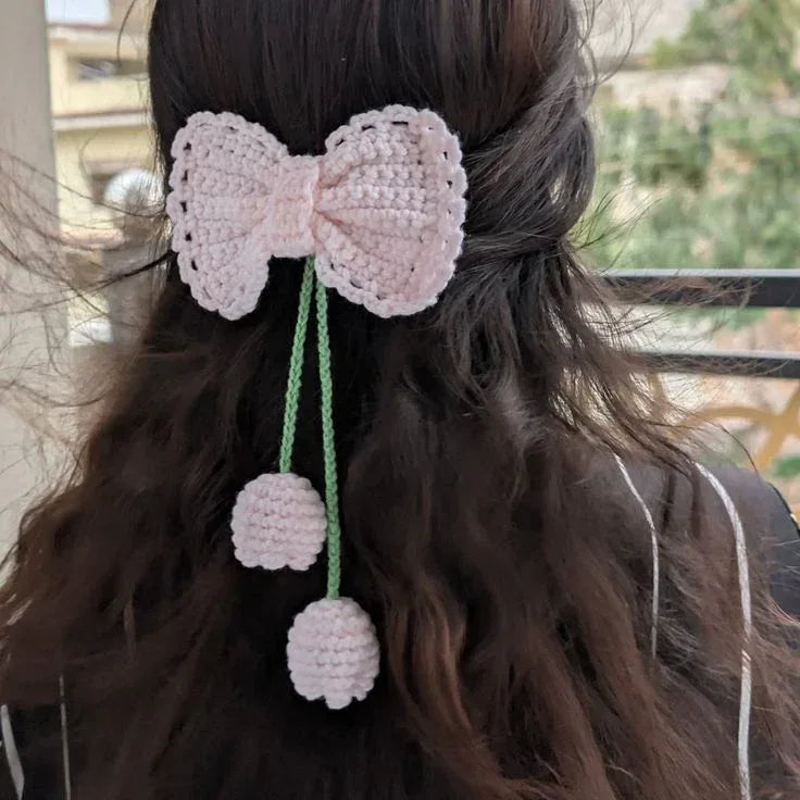 Handmade Crochet Flower Hair Clips – Soft, Cute & Stylish Accessories - Eazzy Store