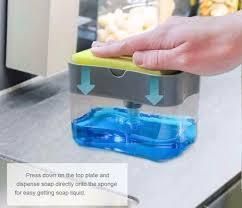 Soap Pump Dispenser and Sponge Caddy - Eazzy Store
