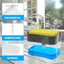 Soap Pump Dispenser and Sponge Caddy - Eazzy Store