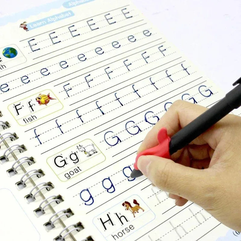 Sank Magic Practice Copybook Pen Preschools Kids 4-Pcs - Eazzy Store
