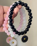 Trio Beads Bracelet with - Tulip Charms - Eazzy Store