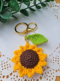 Crochet Sunflower Keychain - Eazzy Store