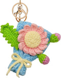 Women Handmade crochet Cute Flower Keychain - Eazzy Store