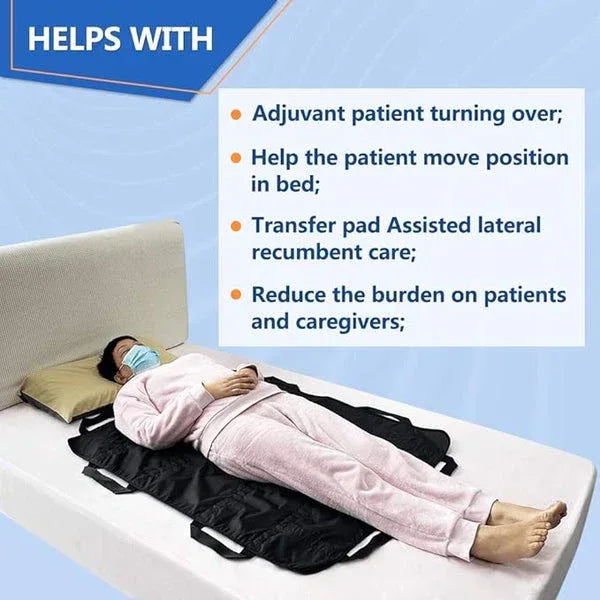 Positioning Bed Pad Patient Transfer Sheet with Handles Washable Draw Sheets Mattress - Eazzy Store