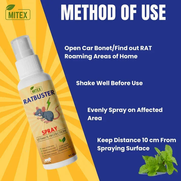 Ratbuster Spray Prevents Rat Attacks - Eazzy Store