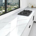 White Marble Wallpaper Peel and Stick Waterproof (60X200) - Eazzy Store