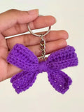 Handmade Crochet Strawberry Keychain – Cute & Colorful Key Holder and Bag Charm - Eazzy Store