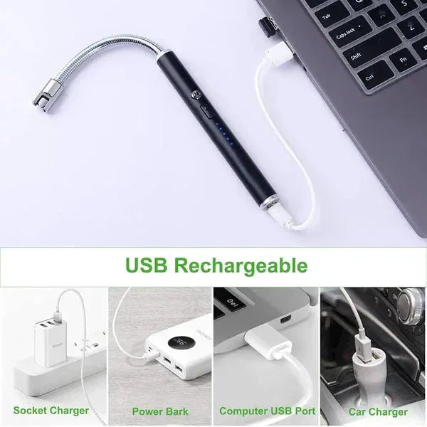 Electric Arc Lighter with 360°Flexiblity - Eazzy Store
