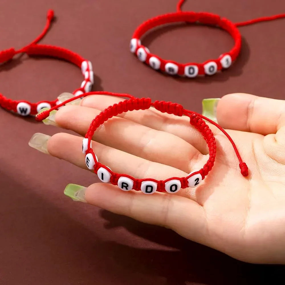 Weirdo BFF Friendship Bracelets for 3 Handmade Matching String Bracelets for Best Friends Couples Women Men - Eazzy Store
