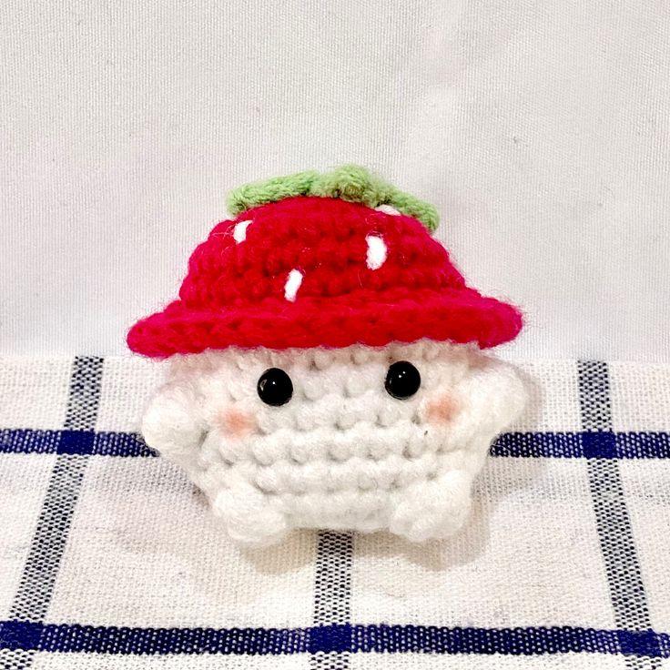 Handmade Crochet Mushroom Hat – Cute & Aesthetic Cottagecore Beanie for Women and Teens - Eazzy Store