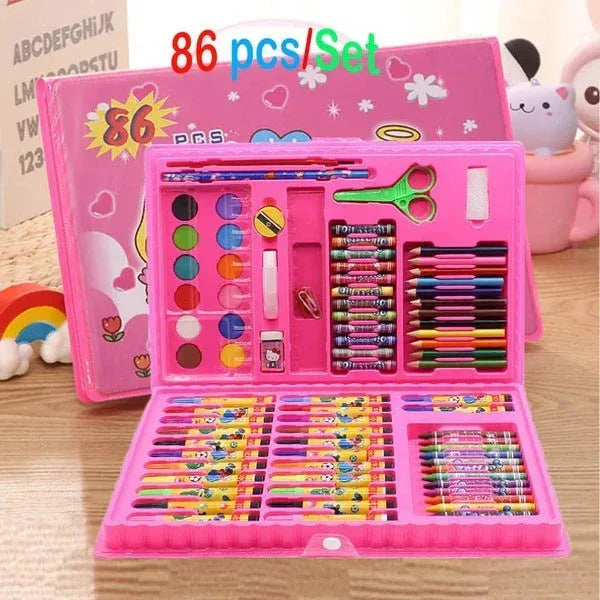 86 Pcs Kids Drawing Colours Art Set - Eazzy Store