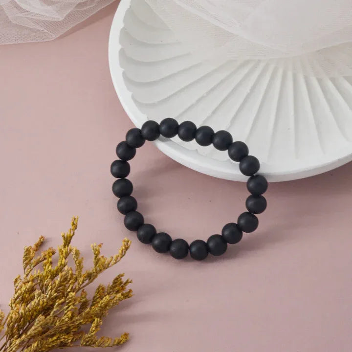 Mate Black Beads Bracelet - Unisex - Eazzy Store