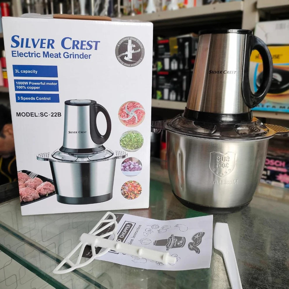 3Ltr Stainless Steel Electric Meat Grinders